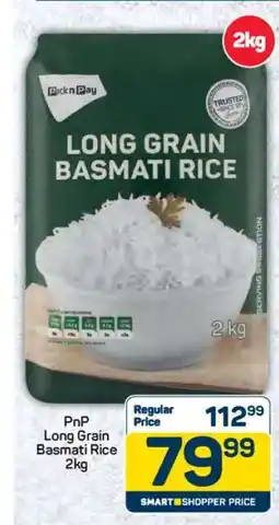 Pick n Pay PnP Long Grain Basmati Rice 2kg offer
