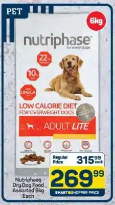 Pick n Pay Nutriphase Dry Dog Food Assorted 6kg Each offer