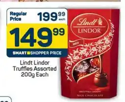 Pick n Pay Lindt Lindor Truffles Assorted 200g Each offer