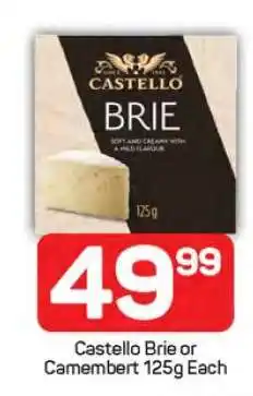 Pick n Pay Castello Brie or Camembert 125g offer