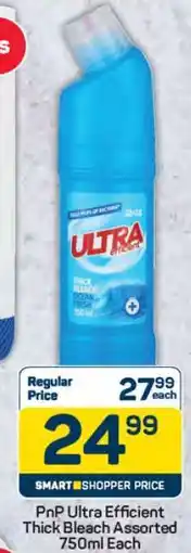Pick n Pay PnP Ultra Efficient Thick Bleach Assorted 750ml Each offer