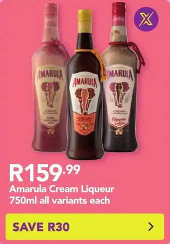 Shoprite Amarula Cream Liqueur offer