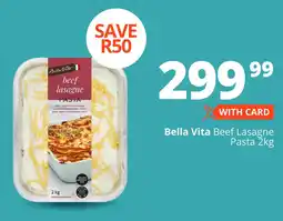 Checkers Bella Vita Beef Lasagne Pasta offer