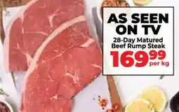 Food Lover's Market 28-Day Matured Beef Rump Steak offer