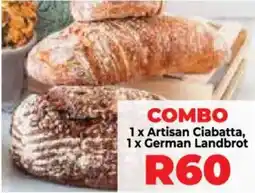 Food Lover's Market Artisan Ciabatta and German Landbrot offer