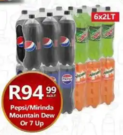 Take 'n Pay Pepsi/ Mirinda Mountain Dew Or 7 Up offer