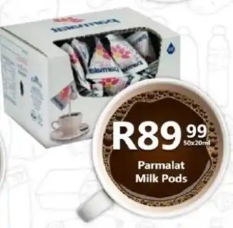 Take 'n Pay Parmalat Milk Pods offer