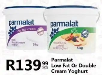 Take 'n Pay Parmalat Low Fat Or Double Cream Yoghurt offer