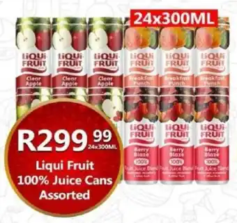 Take 'n Pay Liqui Fruit 100% Juice Cans Assorted offer