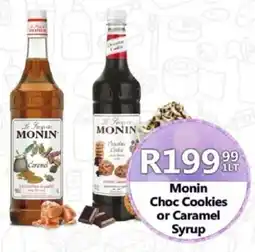 Take 'n Pay Monin Choc Cookies or Caramel Syrup offer