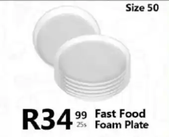Take 'n Pay Fast Food Foam Plate offer