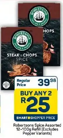 Pick n Pay Hypermarket Robertsons Spice Assorted Refill offer