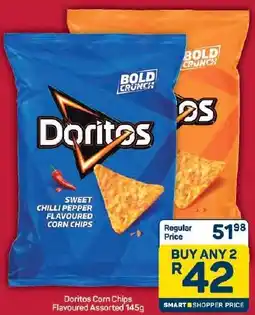 Pick n Pay Hypermarket Doritos Corn Chips Flavoured Assorted offer