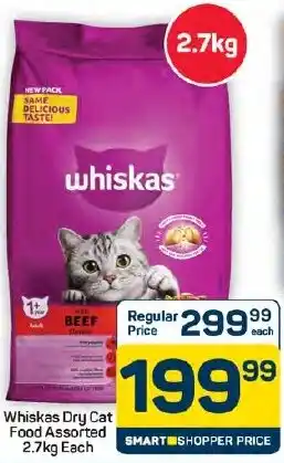 Pick n Pay Hypermarket Whiskas Dry Cat Food Assorted offer