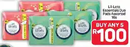 Pick n Pay Hypermarket Lil-Lets Essentials Duo Pads Assorted offer