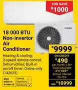 Builders Warehouse Goldair 18000BTU Non-Invertor Air Conditioner 142625 offer