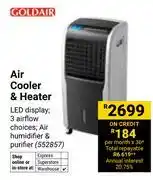 Builders Warehouse Goldair Air Cooler & Heater 552857 offer