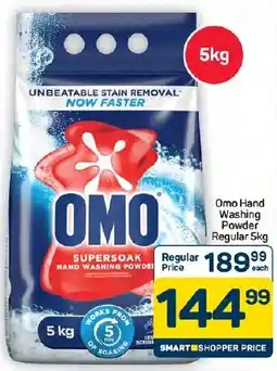 Pick n Pay Hypermarket Omo Hand Washing Powder Regular offer