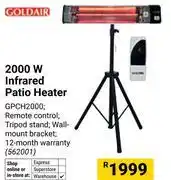 Builders Warehouse Goldair 2000W Infrared Patio Heater 562001 offer