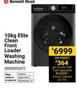 Builders Warehouse Bennett Read 10Kg Elite Clean Front Loader Washing Machine 850039257 offer