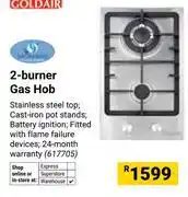 Builders Warehouse Goldair 2-BUrner Gas Hob 617705 offer