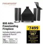 Builders Warehouse Megamaster 800 Atlin Freestanding Fireplace 727724 offer