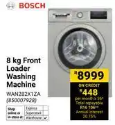 Builders Warehouse Bosch 8Kg Front Loader Washing Machine WAN282X1ZA 850007928 offer