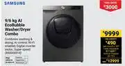 Builders Warehouse Samsung 9/6kg AI Eco Bubble Washer/Dryer Combo 850008318 offer