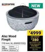 Builders Warehouse Econo Fire Alaz Wood Firepit 850027232 offer