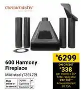 Builders Warehouse Megamaster 600 Harmony Fireplace 783129 offer