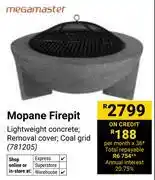 Builders Warehouse Megamaster Mopane Firepit 781205 offer