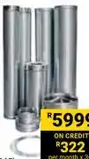 Builders Warehouse Megamster 125mm Standard Flue Kit 850029989 offer