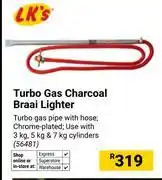 Builders Warehouse LK's Turbo Gas Charcoal Braai Lighter 56481 offer
