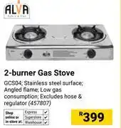 Builders Warehouse Alva 2 Burner Gas Stove 457807 offer