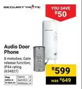 Builders Warehouse Securitymate Audio Door Phone 634827 offer