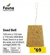 Builders Warehouse Fauna Seed Bell 135mm x 110mm x 110mm 628110 offer