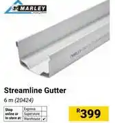 Builders Warehouse Marley Streamline Gutter 6m 20424 offer