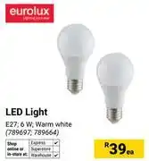 Builders Warehouse Eurolux LED Light 6W 789697, 789664-Each offer