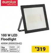 Builders Warehouse Eurolux 100W LED Floodlight 850022642 offer