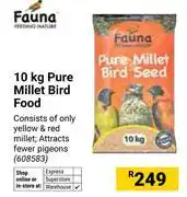 Builders Warehouse Fauna 10Kg Pure Millet Bird Food 608583 offer