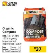 Builders Warehouse Garden Master Organic Compost 516958 offer