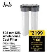 Builders Warehouse JoJo 508mm DBL Wholehouse Cast Filter 850030389 offer