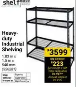 Builders Warehouse Shelfmate Heavy Duty Industrial Shelving 550281 offer