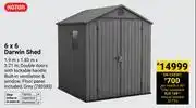 Builders Warehouse Keter 6 x 6 Darwin Shed 780383 offer