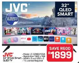 Pick n Pay Hypermarket JVC 32" 81cm Smart QLED TV offer