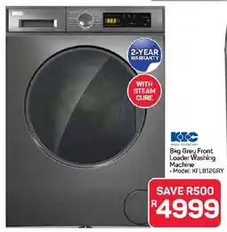 Pick n Pay Hypermarket KIC Grey Front Loader Washing Machine offer