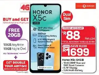 Pick n Pay Hypermarket Honor X5c 64GB offer