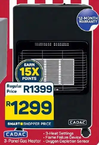 Pick n Pay Hypermarket Cadac 3-Panel Gas Heater offer