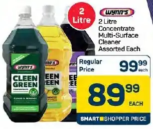 Pick n Pay Hypermarket Wynn's Concentrate Multi-Surface Cleaner Assorted offer