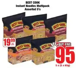 Boxer Best Cook Instant Noodles Multipack Assorted offer